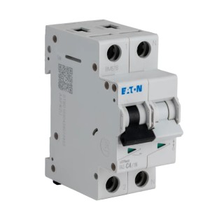 Siemens xEffect Miniature Circuit Breaker, 1-Pole, 4A, Type C Tripping, 240V AC, 48V DC, 10kA Breaking 278666 FAZ-C4/1N
