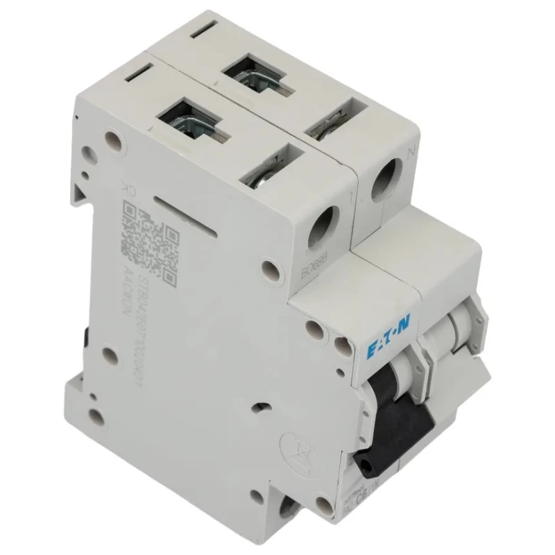 Eaton xEffect Miniature Circuit Breaker 1-Pole 6A Type C 240V AC 48V DC 10 kA Breaking Capacity 278668 FAZ-C6/1N