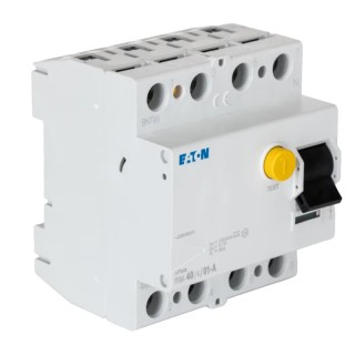 Eaton PFIM Series Residual Current Circuit Breaker 40A 4-Pole 100mA Type A 10kA 230V 400V 235440 PFIM-40/4/01-A-MW
