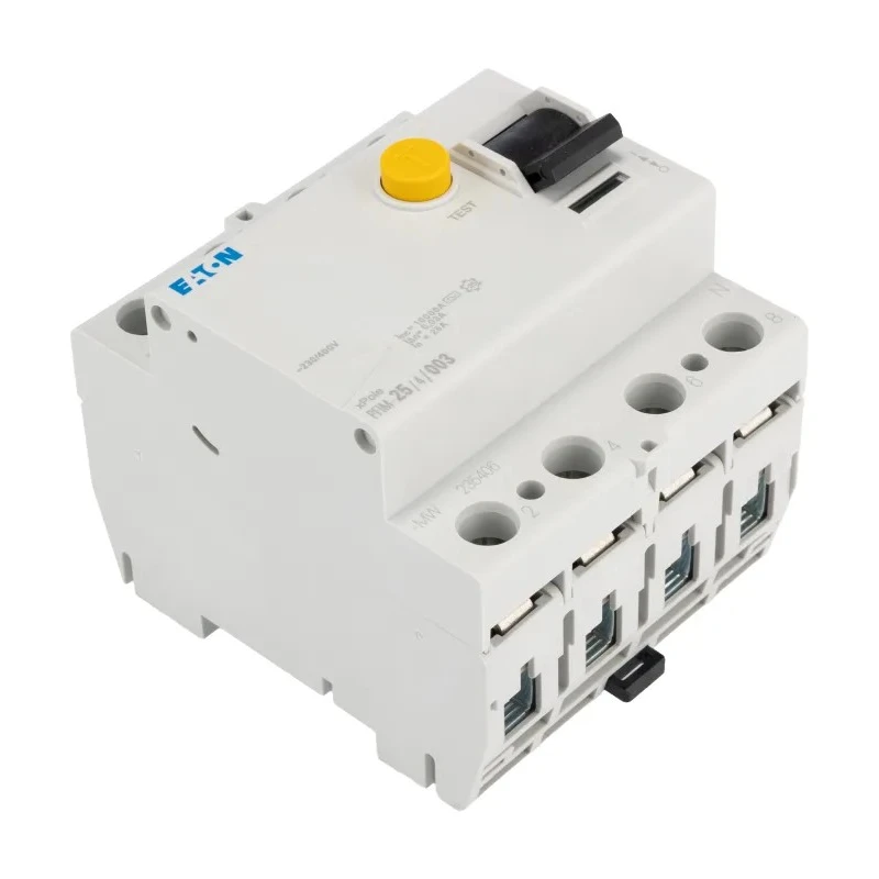 Eaton PFIM Series Residual Current Device, 25A Current Rating, 4 Poles, 30 mA Trip Sensitivity, Type 235406 PFIM-25/4/003-MW