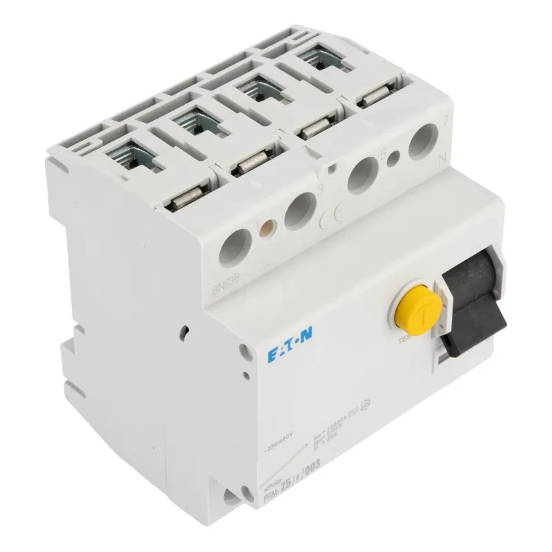 Eaton PFIM Series Residual Current Device, 25A Current Rating, 4 Poles, 30 mA Trip Sensitivity, Type 235406 PFIM-25/4/003-MW