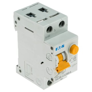 Eaton Residual Current Device 25A 2-Pole 30 mA Type C 10 kA 230V AC 236279 PKNM-25/1N/C/003-A-MW