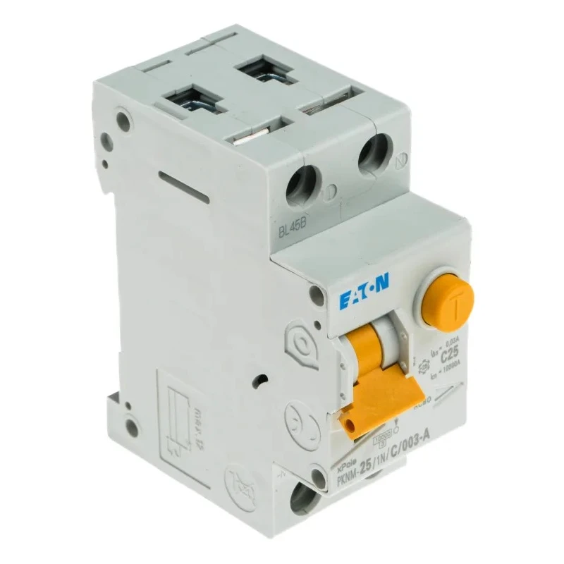 Eaton Residual Current Device 25A 2-Pole 30 mA Type C 10 kA 230V AC 236279 PKNM-25/1N/C/003-A-MW
