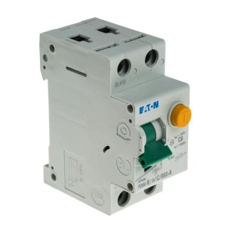 Eaton Residual Current Device PKNM Series 6A 2-Pole 30 mA Type C 10 kA 230V AC 236022 PKNM-6/1N/C/003-A-MW