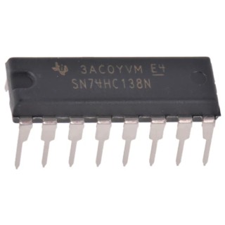 Texas Instruments Decoder Logic IC 4 Inputs Demultiplexer 16-Pin PDIP 2-6V SN74HC138N