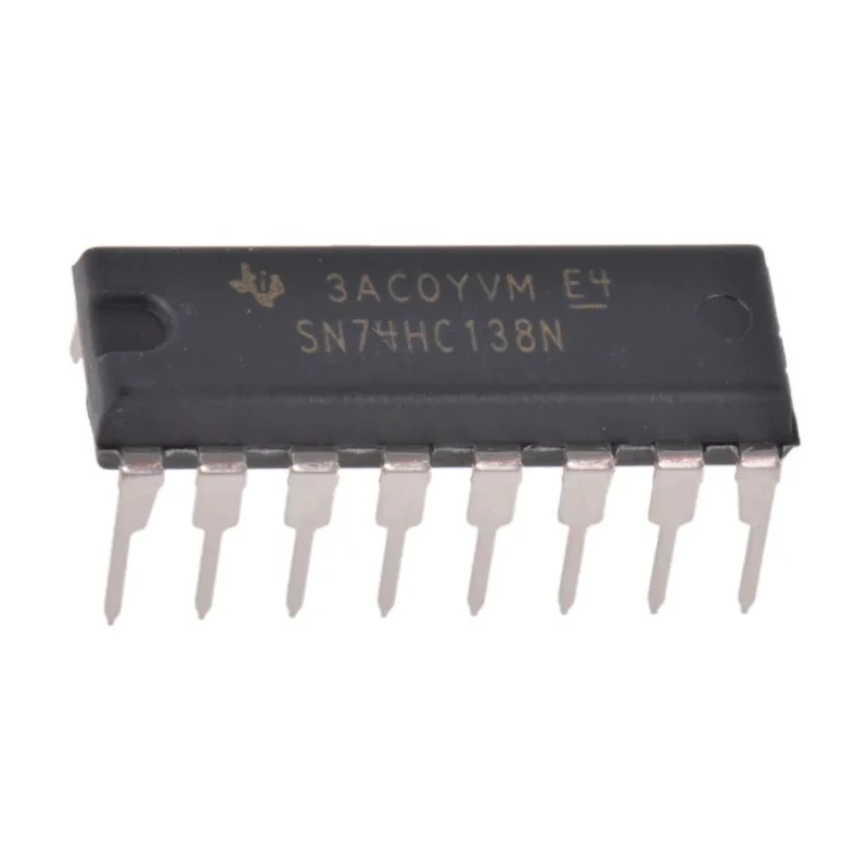 Texas Instruments Decoder Logic IC 4 Inputs Demultiplexer 16-Pin PDIP 2-6V SN74HC138N