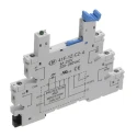 Hongfa Europe GMBH 5 Way 250V AC DIN Rail Relay Socket for HF41F Series Relays 41F-1Z-C1-4