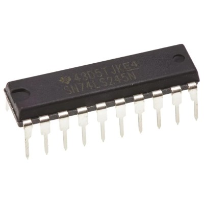 Texas Instruments 8-Bit Non-Inverting TTL Bus Transceiver, 20-Pin PDIP SN74LS245N