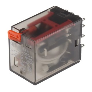Hongfa Europe GMBH Power Relay, 4PDT Contact Configuration, 120V AC Coil Voltage, 5A Switching Current HF18FHA1204Z1D