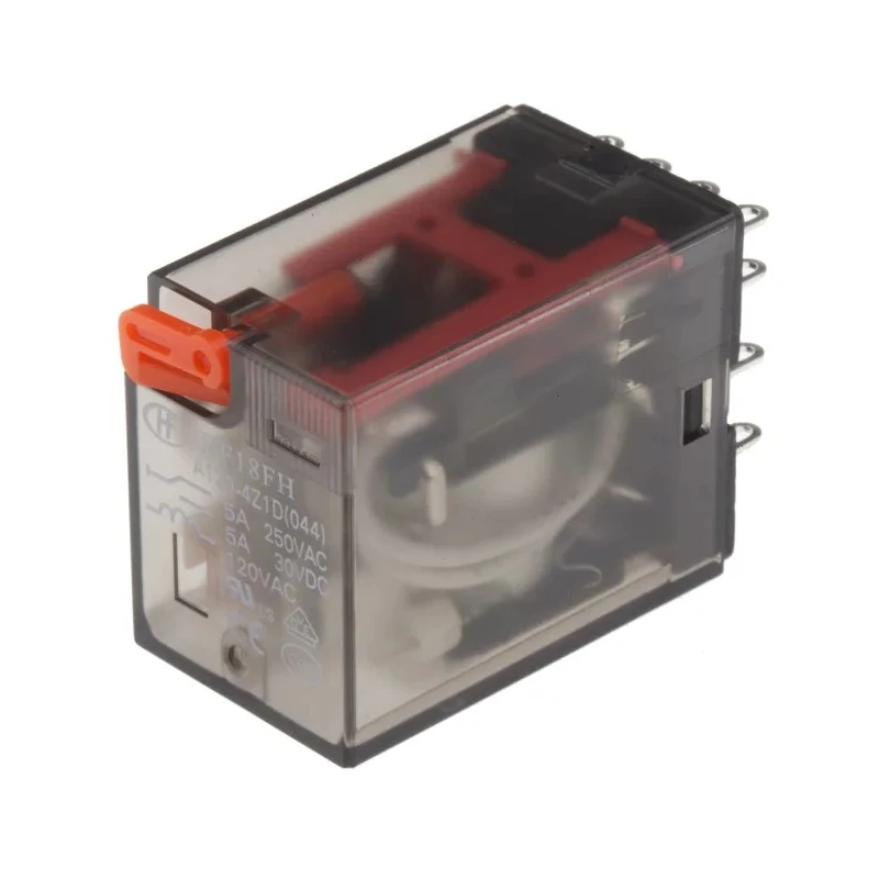 Hongfa Europe GMBH Power Relay, 4PDT Contact Configuration, 120V AC Coil Voltage, 5A Switching Current HF18FHA1204Z1D