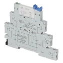 Hongfa Europe GMBH 41F Series DIN Rail Relay Socket with Screw Terminal and RoHS Compliance 41F-1Z-C1-4-240