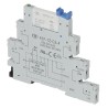 Hongfa Europe GMBH 41F Series DIN Rail Relay Socket with Screw Terminal and RoHS Compliance 41F-1Z-C1-4-240