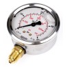 WIKA 63 mm G 1/4 Male Pressure Gauge, 400 bar, Stainless Steel Case, ±1.6% Accuracy 9626969