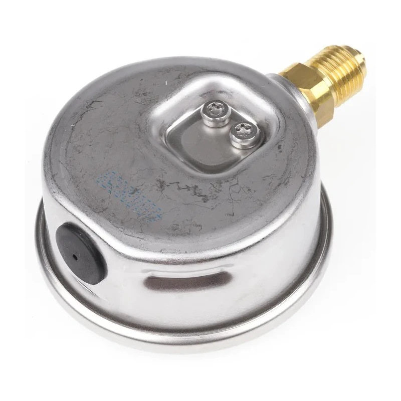 WIKA 63 mm G 1/4 Male Pressure Gauge, 400 bar, Stainless Steel Case, ±1.6% Accuracy 9626969