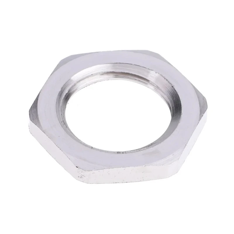 RS PRO Brass Cable Gland Locknut M16 Thread Nickel-Plated Brass Construction 127-164