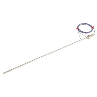 RS PRO Type K Mineral Insulated Thermocouple 3 mm Probe Diameter, 300 mm Length, 1 m Cable Length, -40°C to +1000°C 158-604