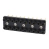 Staubli Straight Panel PCB Socket 20-Contact, 2 Row, 12 mm Pitch, 10A, Gold Plated Contacts 63.9358-21