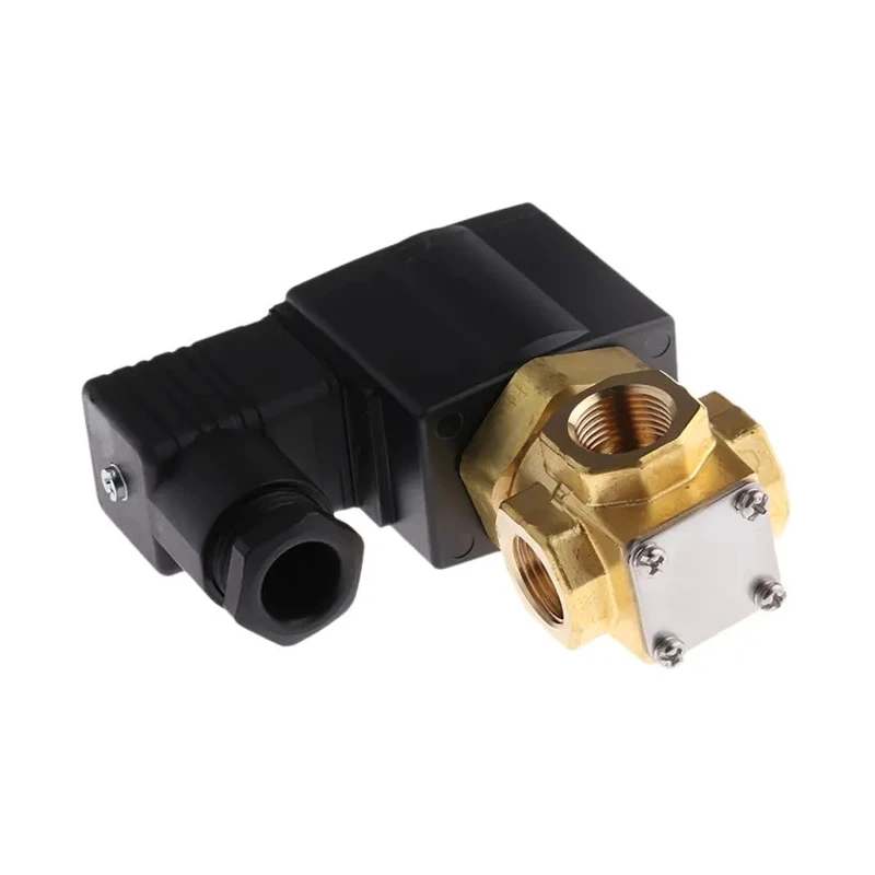 SMC Solenoid Valve 3 Port Direct Acting Brass Body 24V DC 3/8 in G VX3334-03F-5D1