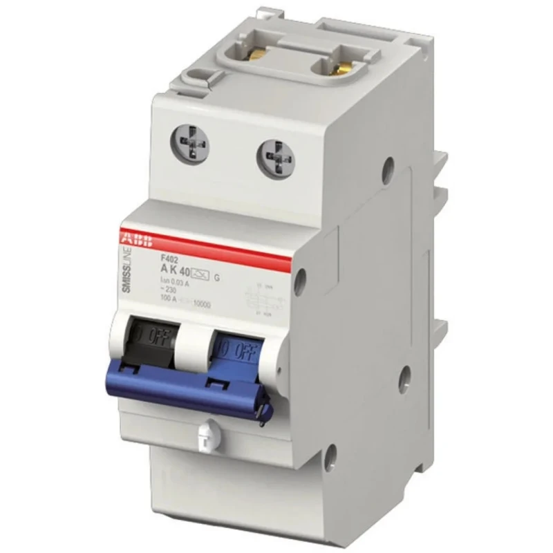 ABB Residual Current Circuit Breaker, 25A, 1-Pole, 30 mA Trip Sensitivity, Type A, 1 kA Breaking Capacity 2CSF502110R1250