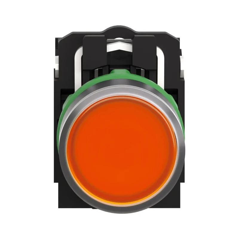 Schneider Electric Harmony XB5 Series Illuminated Push Button Switch, Spring Return, Panel Mount, 22 mm Cutout XB5AW35B5