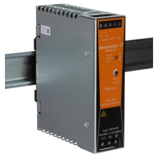 Weidmüller PROeco Switched Mode DIN Rail Power Supply 28V DC, 72W, 3A Output, AC/DC Input 264V/370V 1469470000