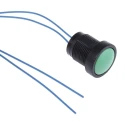 ITW Switches 49-59 Series Momentary Panel Mount Push Button Switch, SPST, 16 mm Cutout, Green Actuator, IP67, 250 V 49-59113