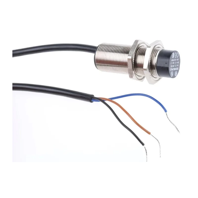 Telemecanique Sensors Threaded Barrel Inductive Proximity Sensor M18 x 1 PNP 24V dc 8 mm Sensing Distance XS218BLPAL2