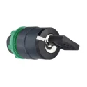 Schneider Electric Harmony XB5 2-position Latching Key Switch Head, 22 mm Cutout ZB5AG4D
