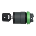 Schneider Electric Harmony XB5 2-position Latching Key Switch Head, 22 mm Cutout ZB5AG4D