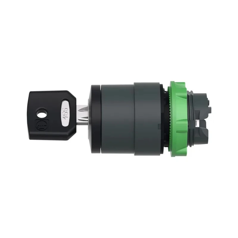 Schneider Electric Harmony XB5 2-position Latching Key Switch Head, 22 mm Cutout ZB5AG4D
