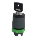Schneider Electric Harmony XB5 2-position Latching Key Switch Head, 22 mm Cutout ZB5AG4D