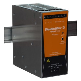 Weidmüller PRO Max Switched Mode DIN Rail Power Supply AC/DC Input 85-277V, 28V DC 10A Output 240W 1478130000
