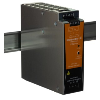 Weidmüller PRO Max Switched Mode DIN Rail Power Supply 264V AC/DC Input 28V DC, 5 A Output, 120 W 1478110000