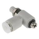 SMC AS Series Speed Controller Metric Stainless Steel Elbow Flow Regulator with One-Touch Connections AS1201FG-M5-04