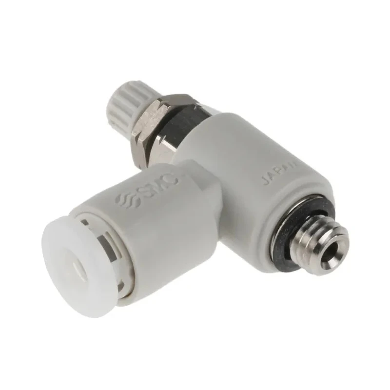 SMC AS Series Speed Controller Metric Stainless Steel Elbow Flow Regulator with One-Touch Connections AS1201FG-M5-04