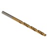 RS PRO High-Speed Steel (HSS) Titanium Nitride Coated Jobber Drill Bit 4.3mm Diameter, 80mm Overall Length, 47mm 213-815