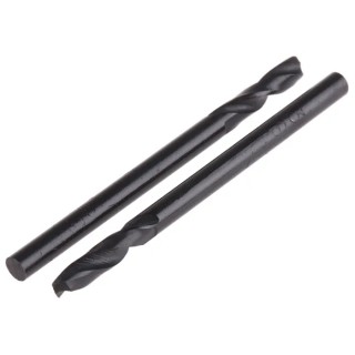 RS PRO HSS Drill Bits 3mm Diameter, 46mm Overall Length, Plain Shank, 10 Pieces 214-925