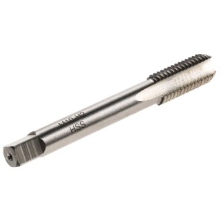 RS PRO Metric Standard Hand Tap Set, M10 Thread, Straight Flute, HSS, 3 Pieces, 80mm Length 215-546