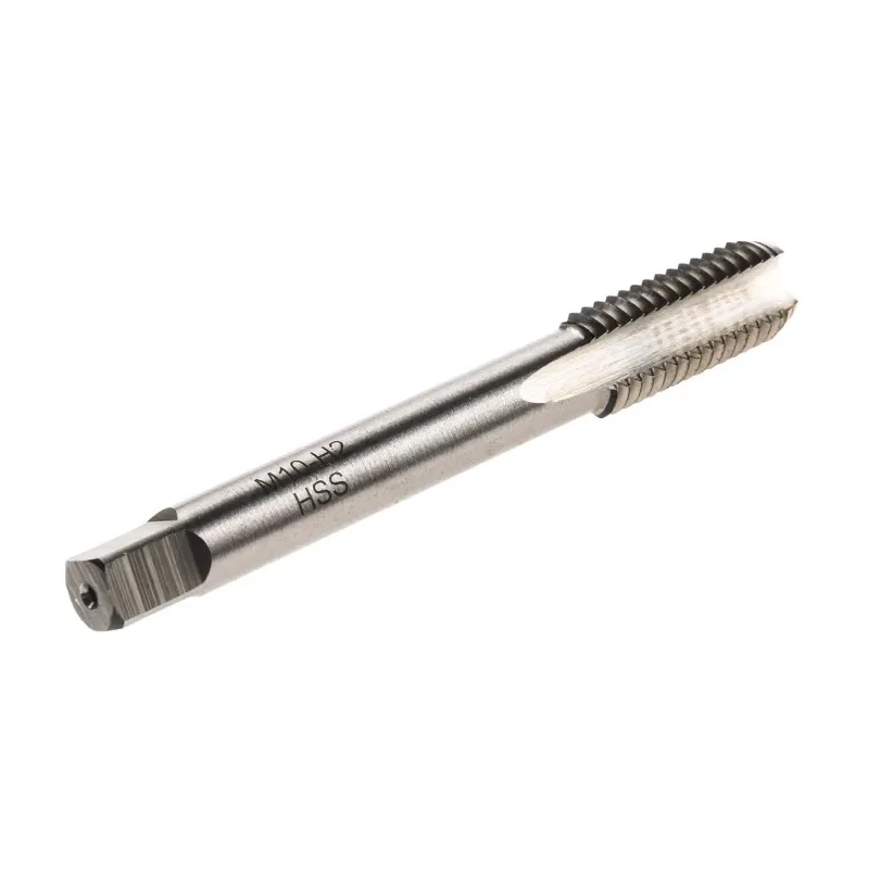 RS PRO Metric Standard Hand Tap Set, M10 Thread, Straight Flute, HSS, 3 Pieces, 80mm Length 215-546