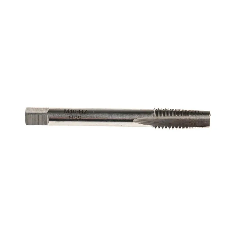 RS PRO Metric Standard Hand Tap Set, M10 Thread, Straight Flute, HSS, 3 Pieces, 80mm Length 215-546