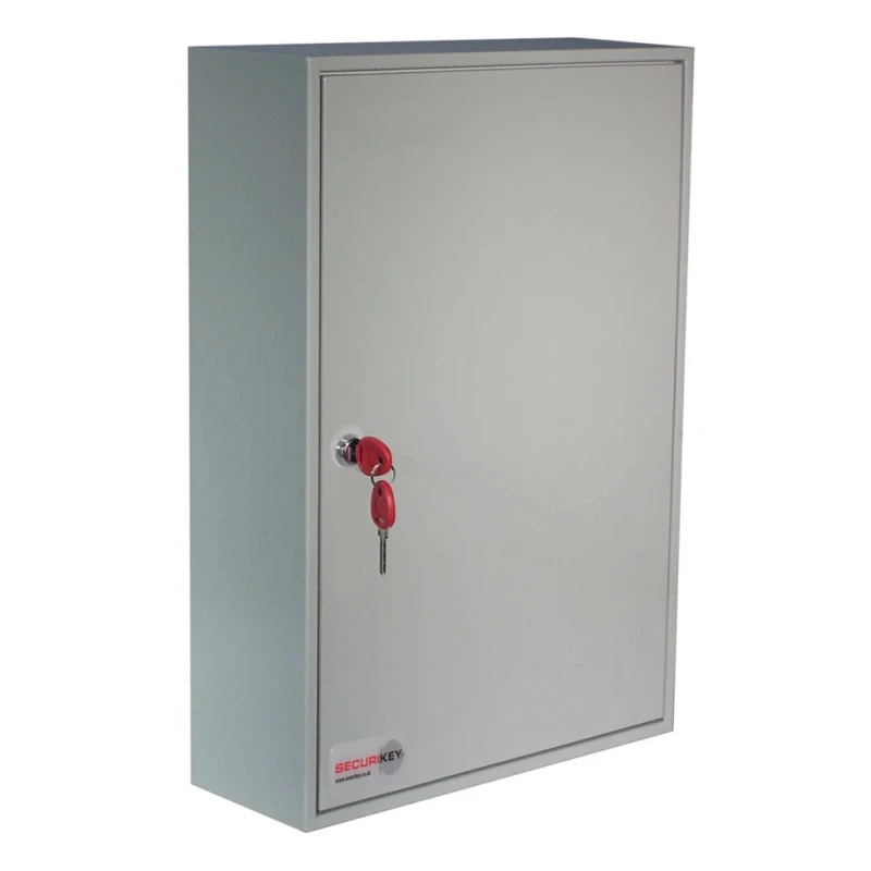 Securikey Grey Steel Key Cabinet Wall Mount 550x380x140mm KC200