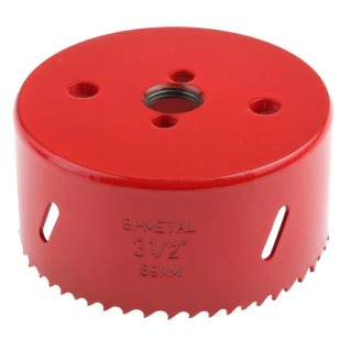 RS PRO 89 mm Diameter HSS Bi-Metal Hole Saw for Non-Ferrous Metal, Ferrous, Plastic, Wood 216-353