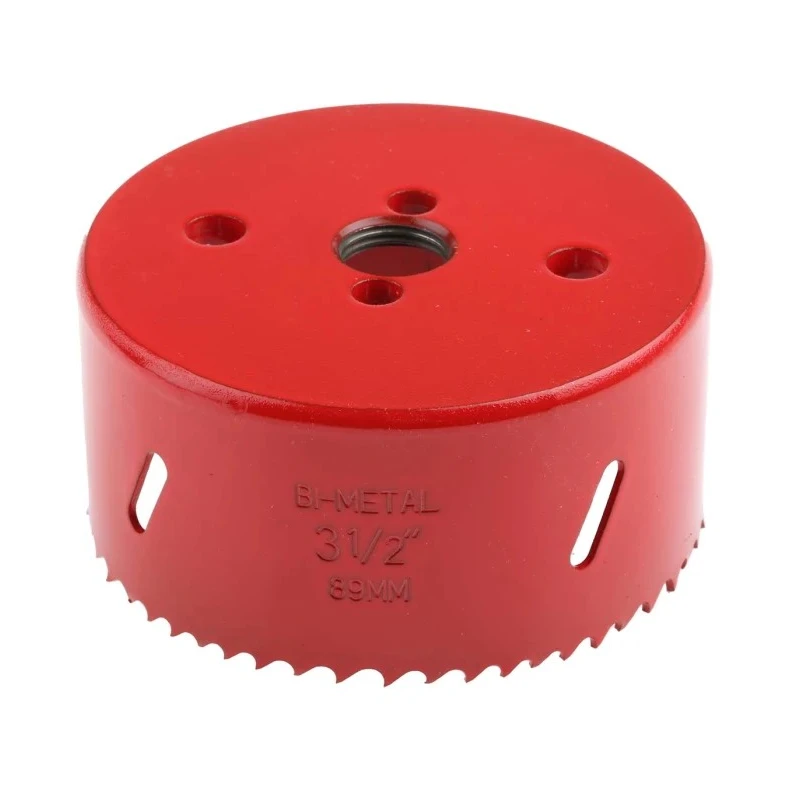 RS PRO 89 mm Diameter HSS Bi-Metal Hole Saw for Non-Ferrous Metal, Ferrous, Plastic, Wood 216-353