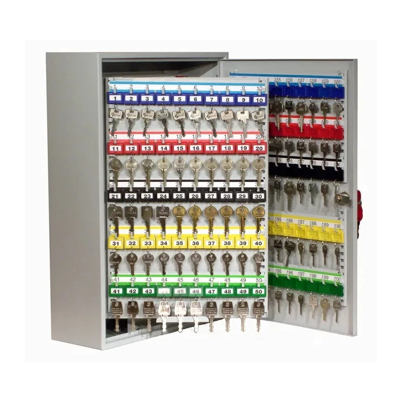 Securikey Grey Steel Key Cabinet Wall Mount 550x380x140mm KC200