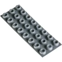 RS PRO Cylindrical Polyurethane Self-Adhesive Feet 22.3 mm Diameter 10.2 mm Width x 10.2 mm Length SJ5009