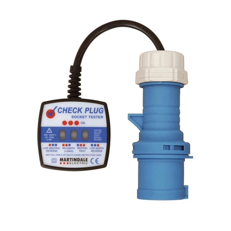 Martindale Socket Tester 16A 230V AC CAT III CP201