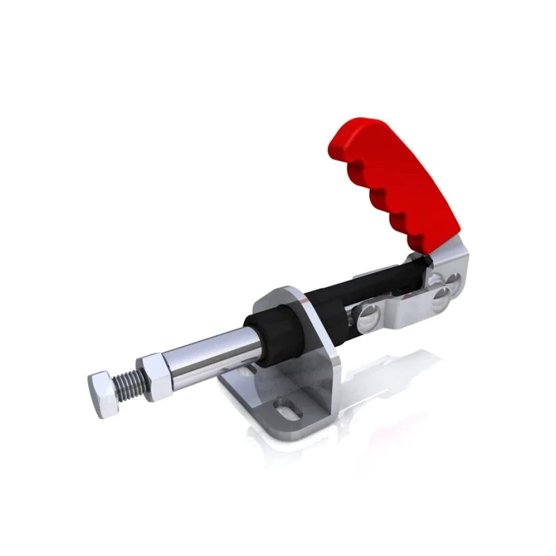 RS PRO 38 mm x 38 mm Steel Chrome Toggle Clamp with 450kg Holding Force 254-967