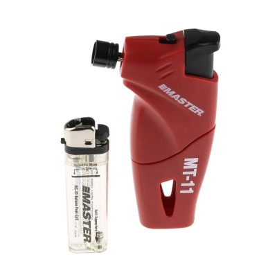 Master Mite Blow Torch 16oz Mini Rechargeable Gas Torch, Integrated Flint Igniter MT-11