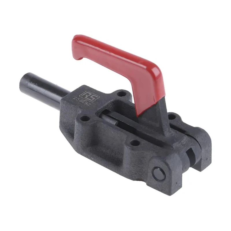 RS PRO 32 mm x 32 mm Push Pull Toggle Clamp Cast Steel Chrome Finish Taiwan 254-692