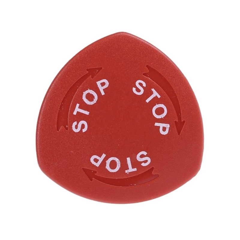 BACO Red Stop, Turn to Reset Push Button Head 22 mm Cutout Diameter IP66 